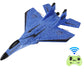Epp Foam Rc Plane, Easy To Fly, Can Fly At Night（Blue）