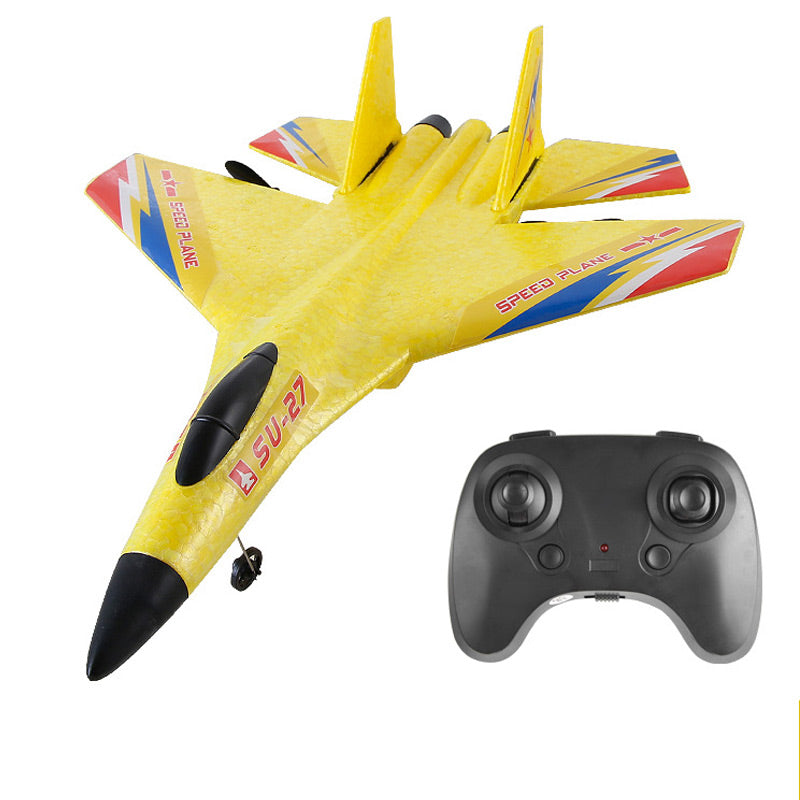 Amphibious Foam RC Aircraft, Easy To Fly, Suitable For Beginners (Yellow)